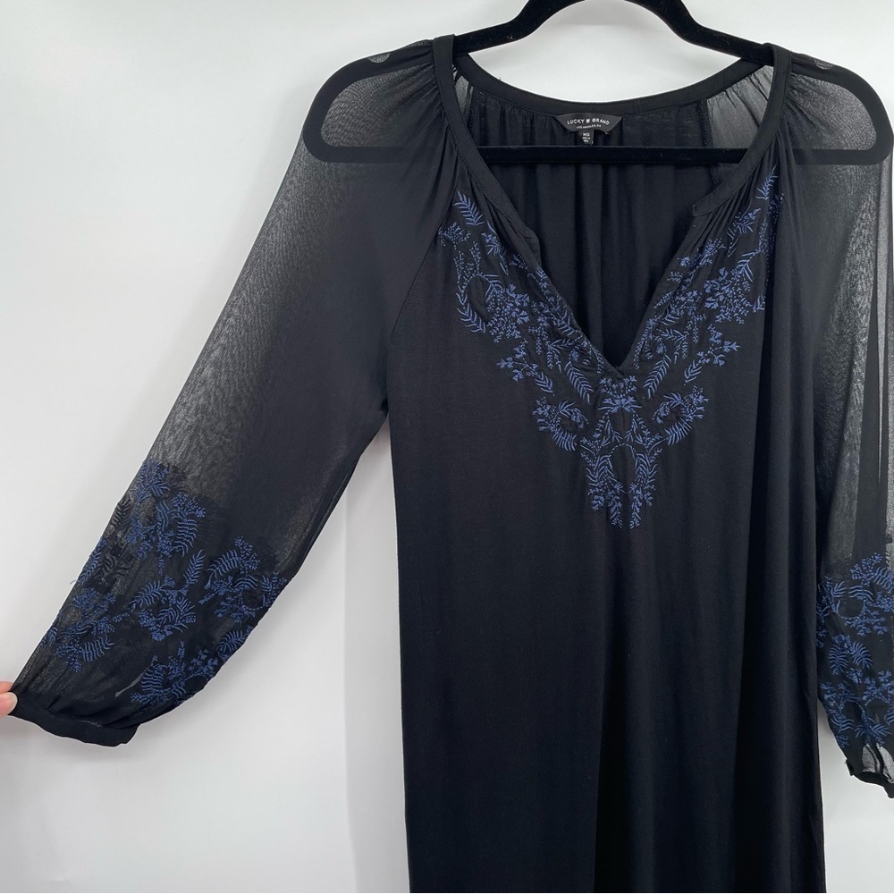 Lucky Brand Black Knit Dress - Picture 3 of 8